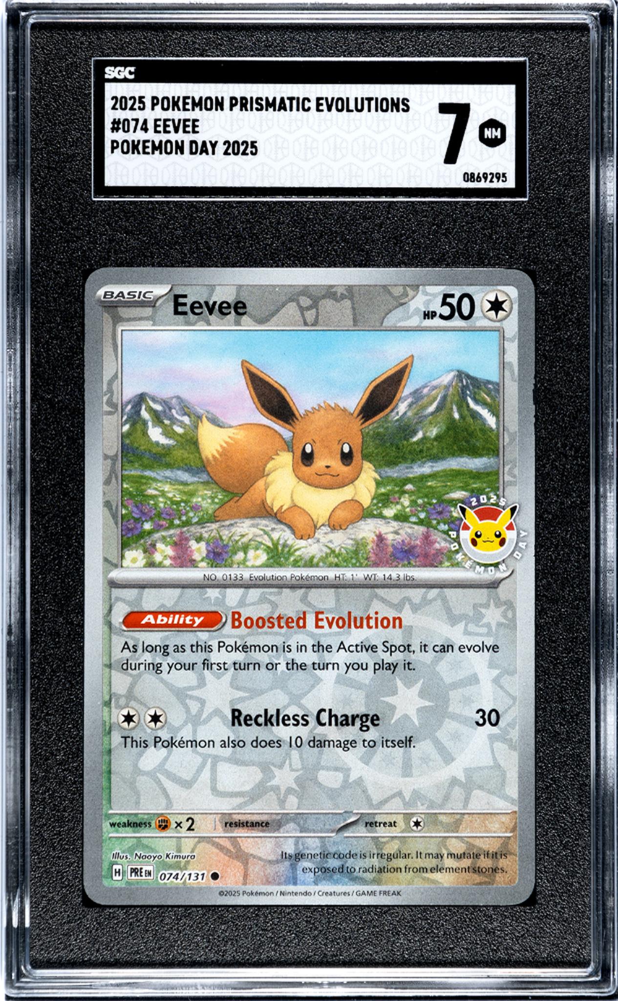 2025 Pokemon #074/131 Eevee SGC 7