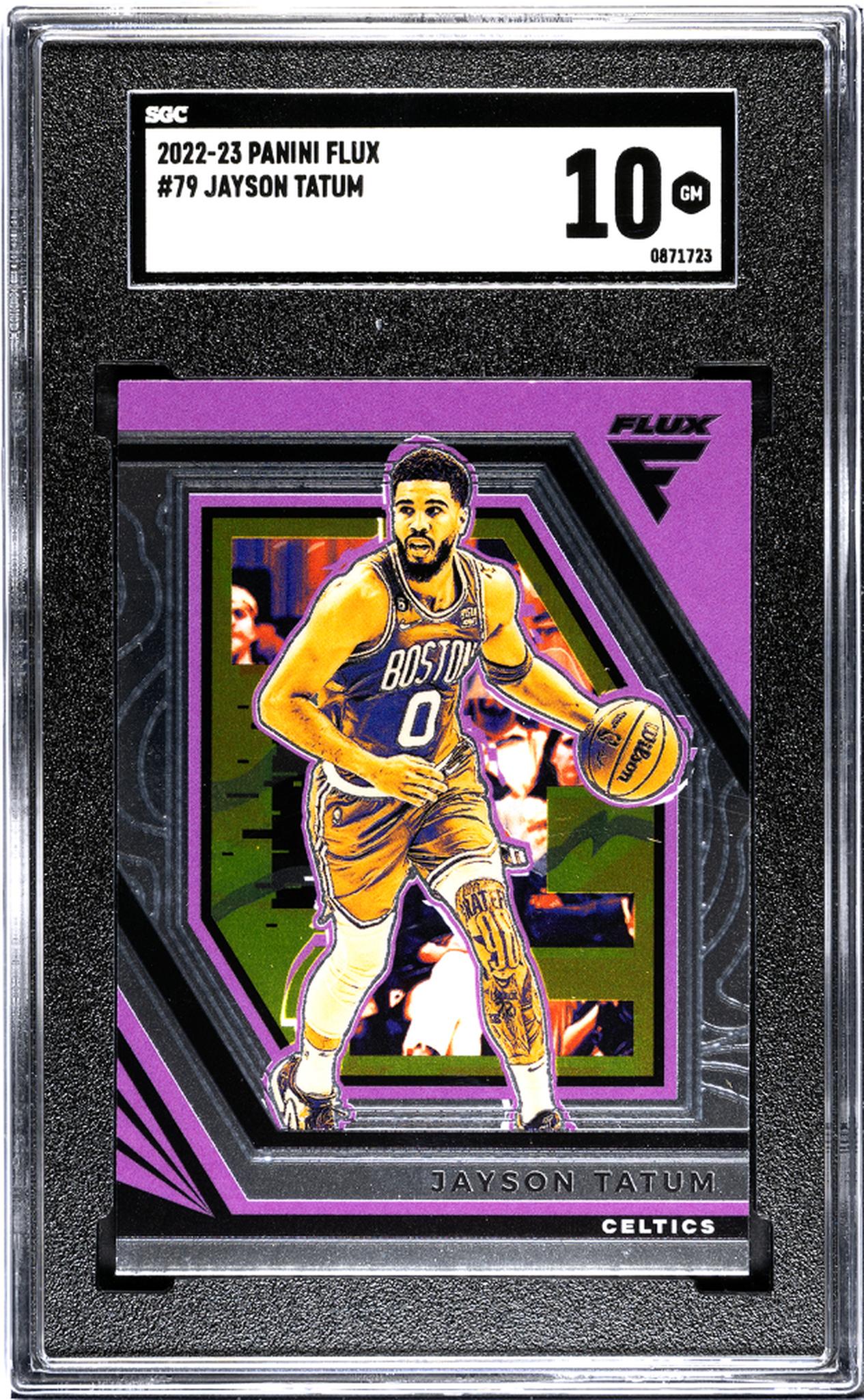 2022-23 Panini Flux #79 Jayson Tatum SGC 10