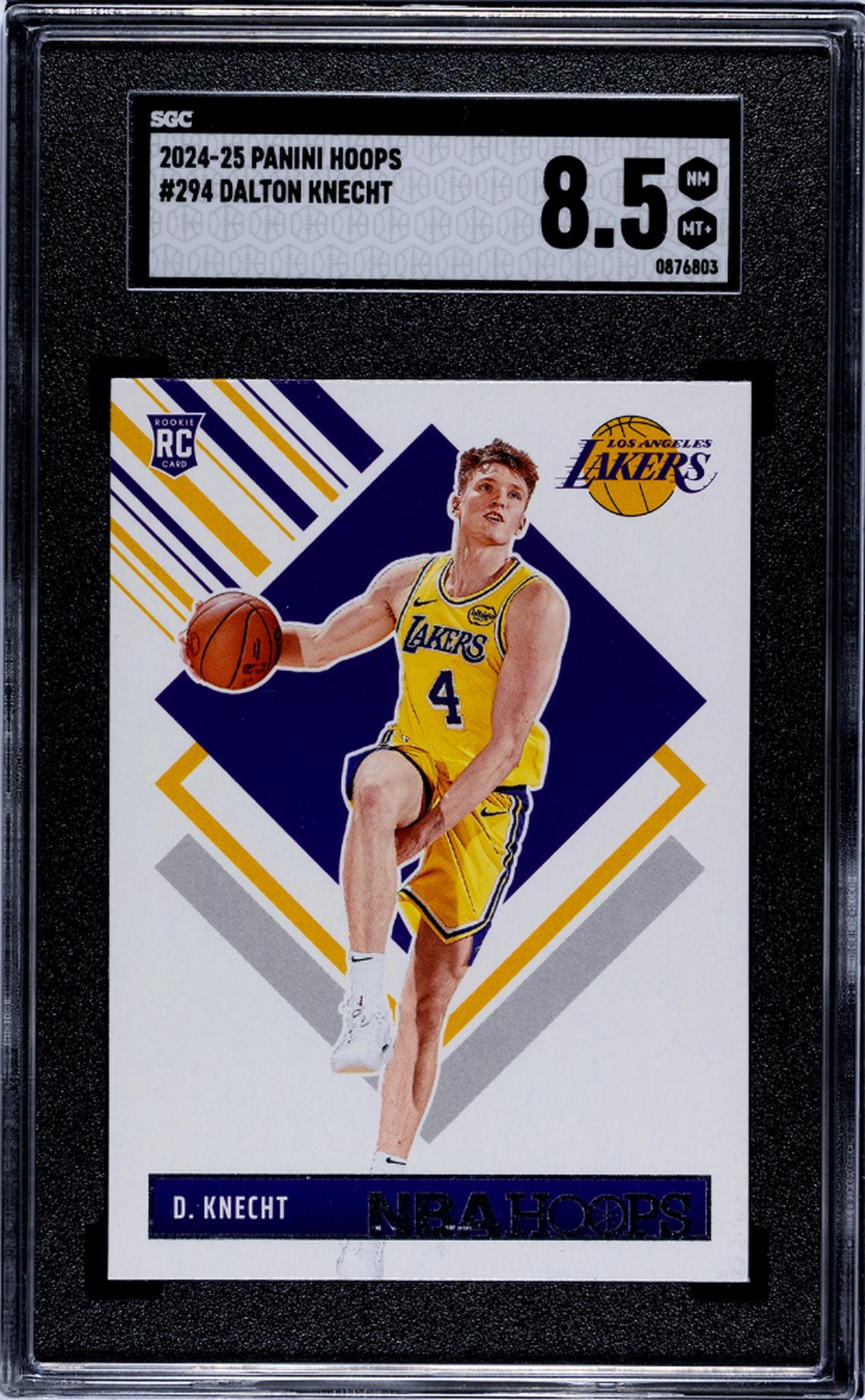 2024-25 Panini Hoops Dalton Knecht #294 RC SGC 8.5