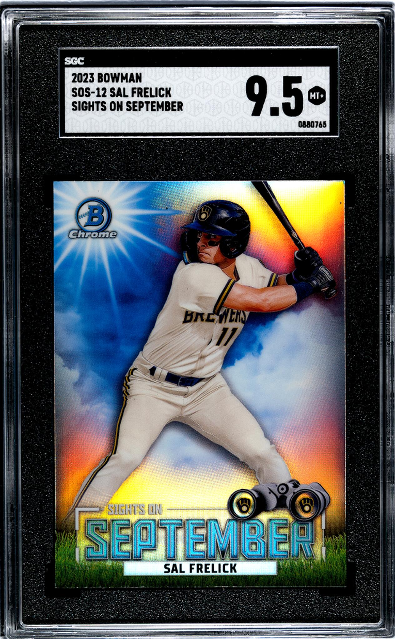 2023 Bowman Chrome Sights on September Sal Frelick #SOS-12 SGC 9.5