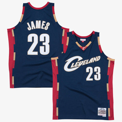 LeBron James Cleveland Cavaliers Mitchell & Ness 2008/09 Hardwood Classics Swingman Jersey - Navy
