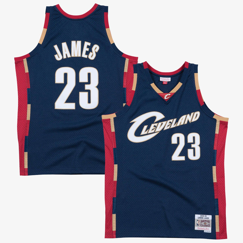 LeBron James Cleveland Cavaliers Mitchell & Ness 2008/09 Hardwood Classics Swingman Jersey - Navy