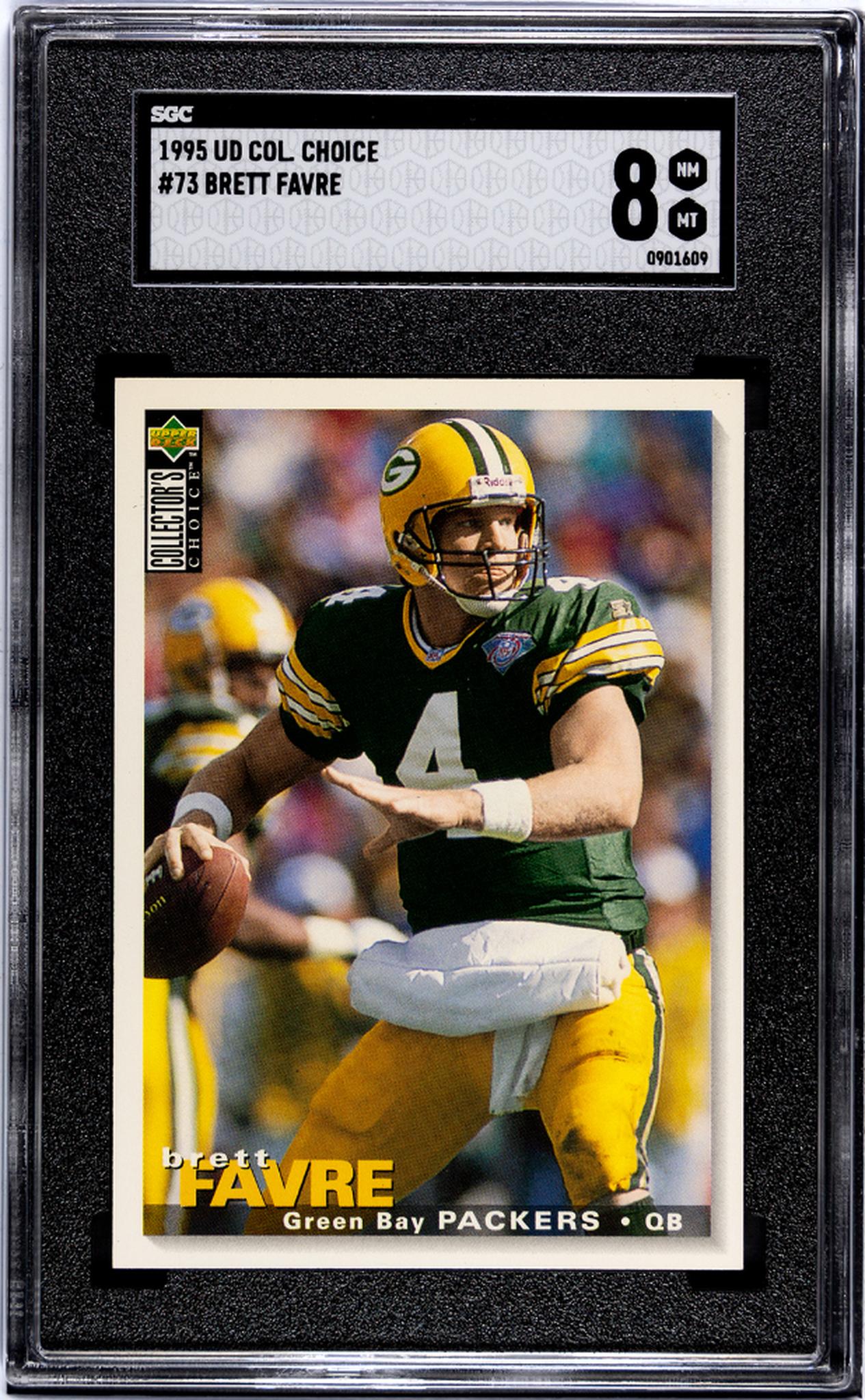 1995 Upper Deck Collectors Choice Brett Favre #73 SGC 8