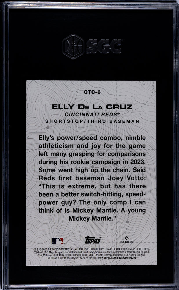 2024 Topps #CTC-6 Elly De La Cruz City to City SGC 10