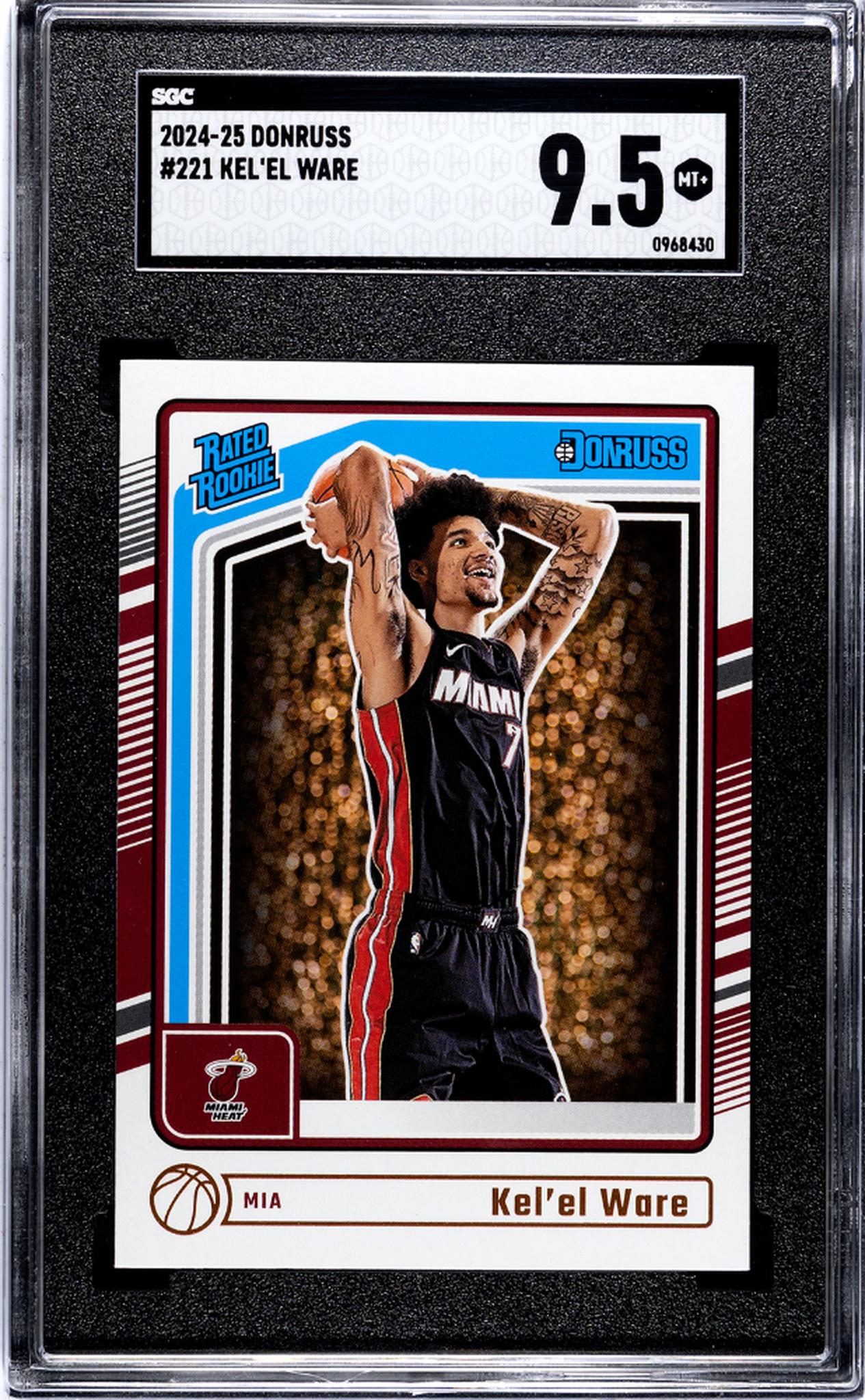 2024-25 Donruss Kel'el Ware #221 RC SGC 9.5