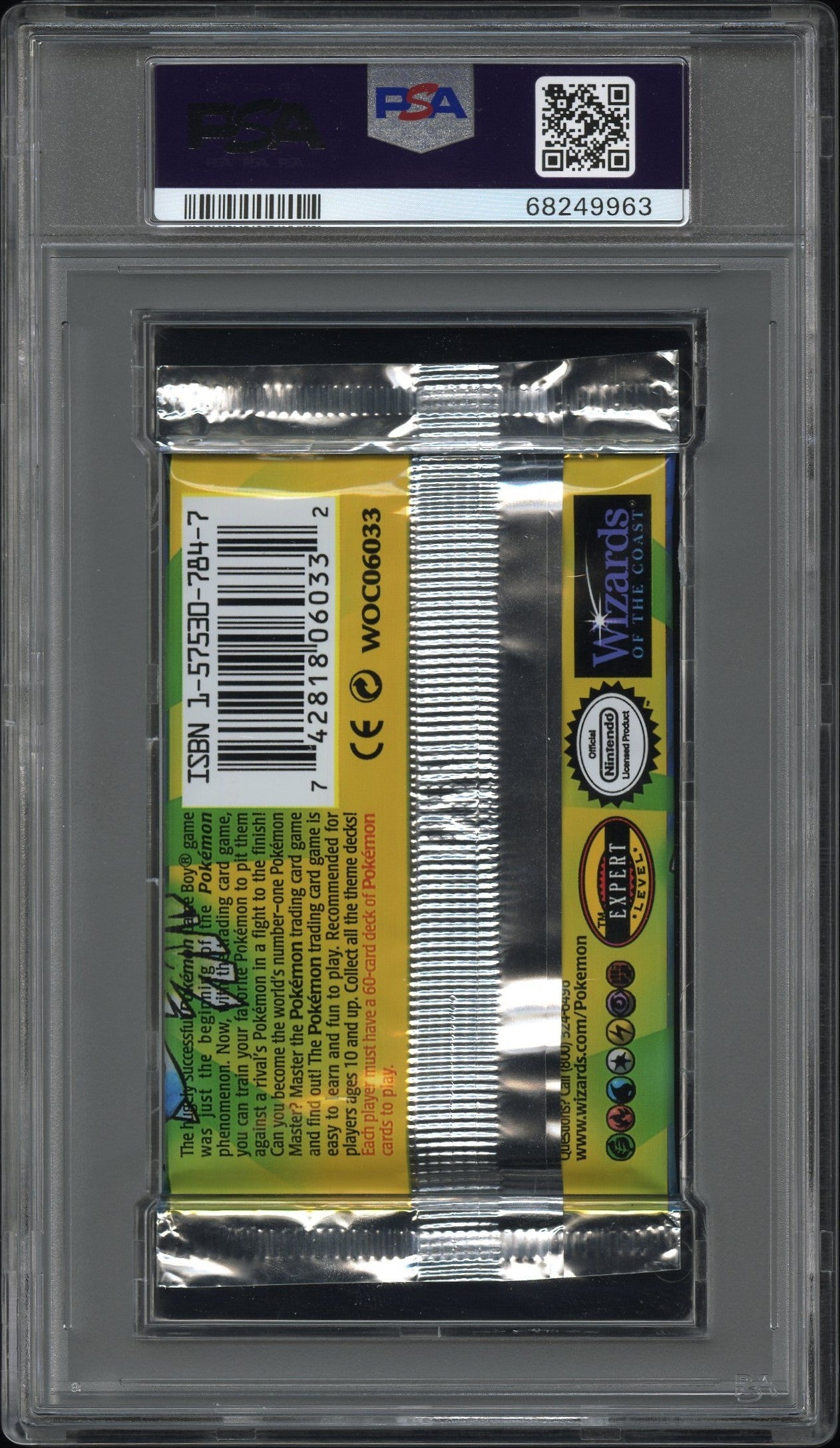 1999 Pokémon Base Set Venusaur Booster Pack PSA 10