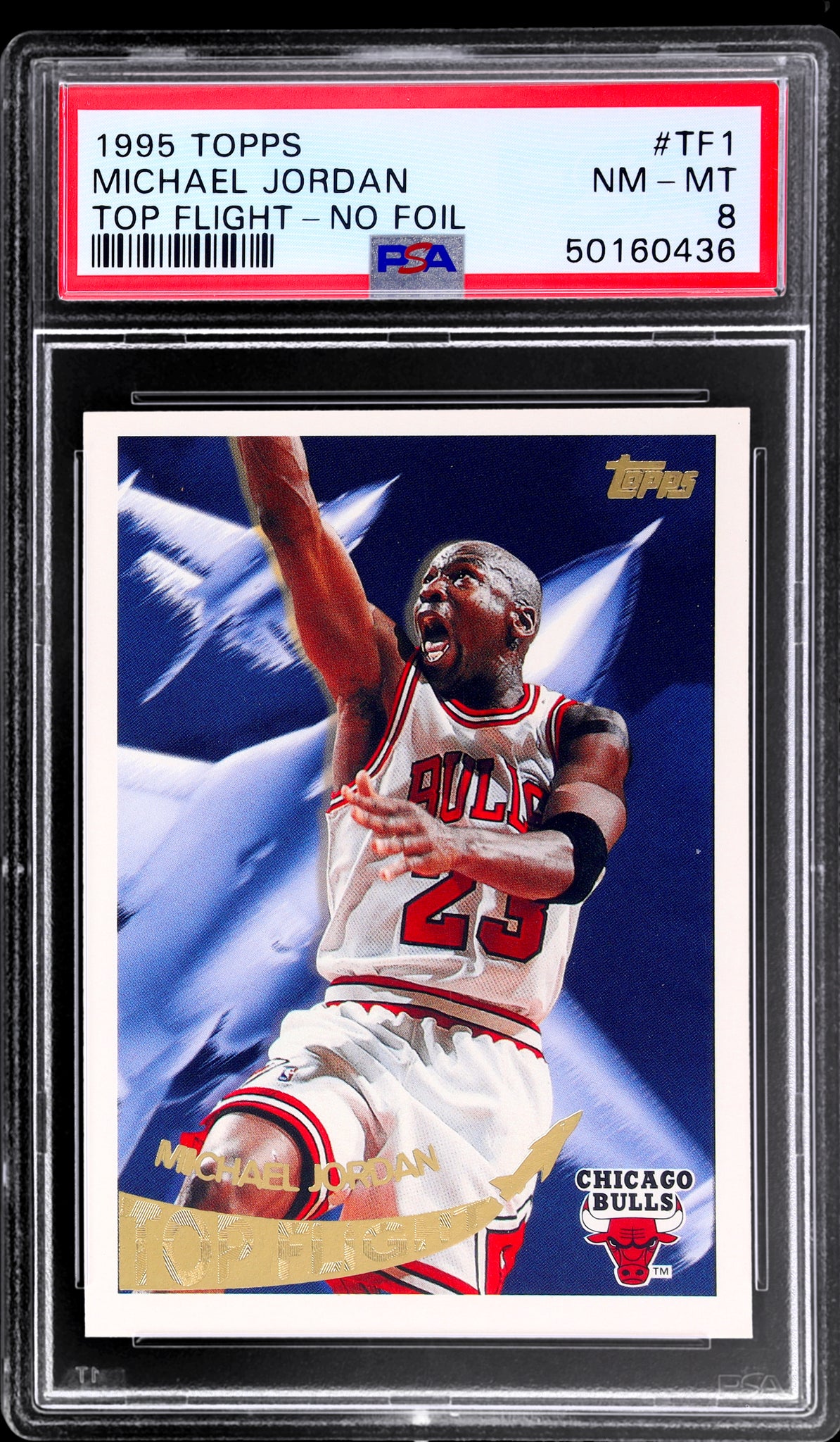 1995 Topps #TF1 Michael Jordan Top Flight PSA 8