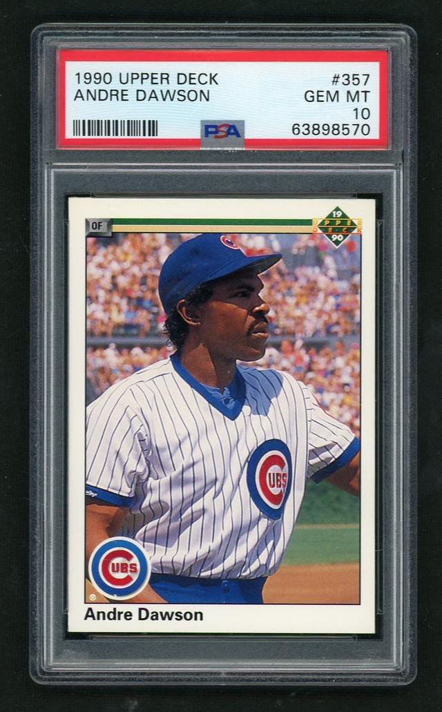 1990 Upper Deck Andre Dawson #357 PSA 10