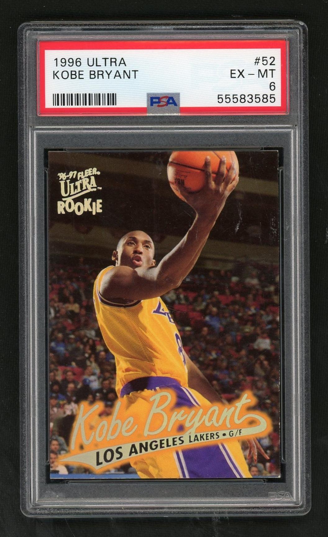 1996 Ultra Kobe Bryant #52 PSA 6