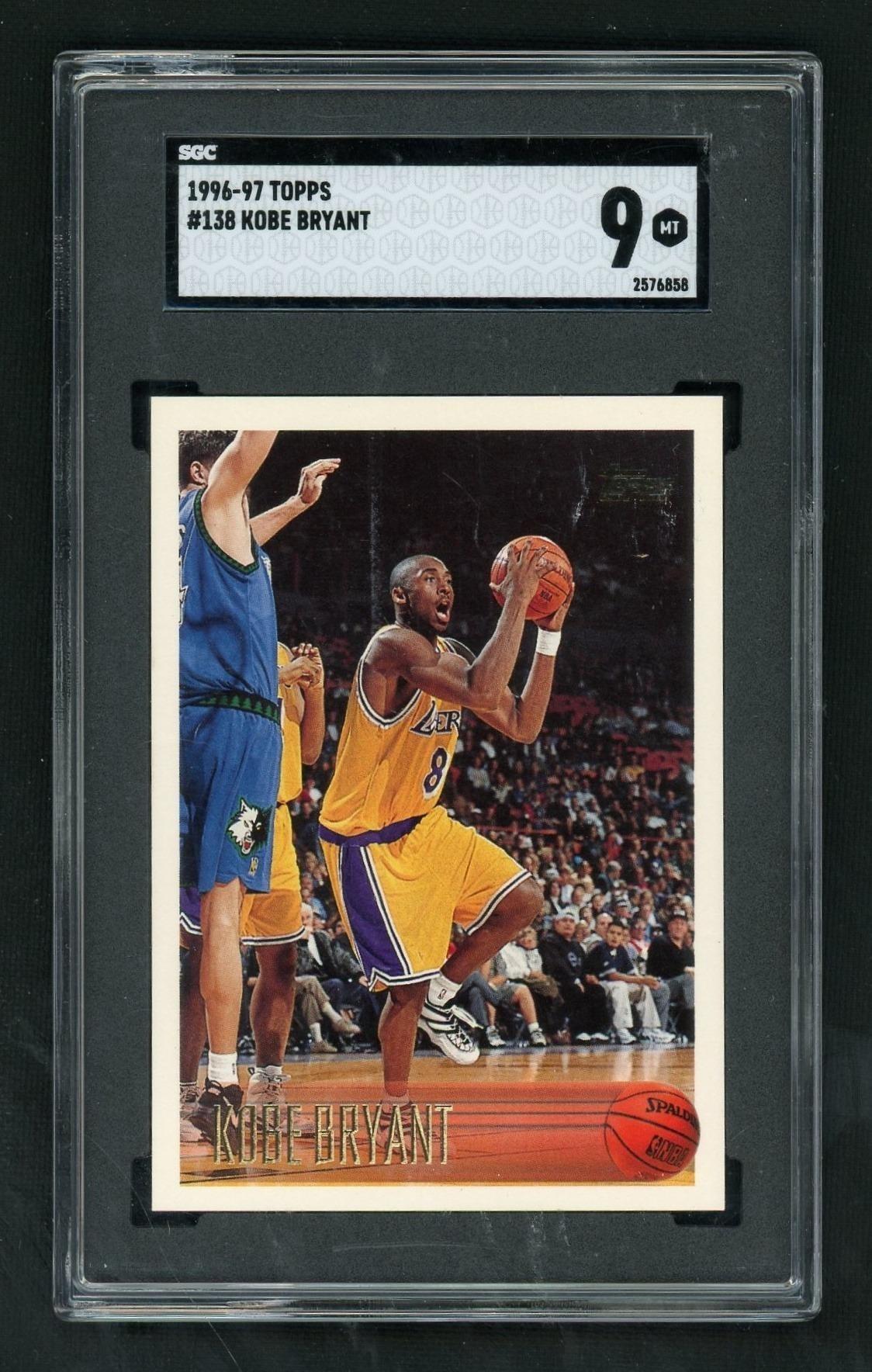 1996 Topps 138 Kobe Bryant SGC 9