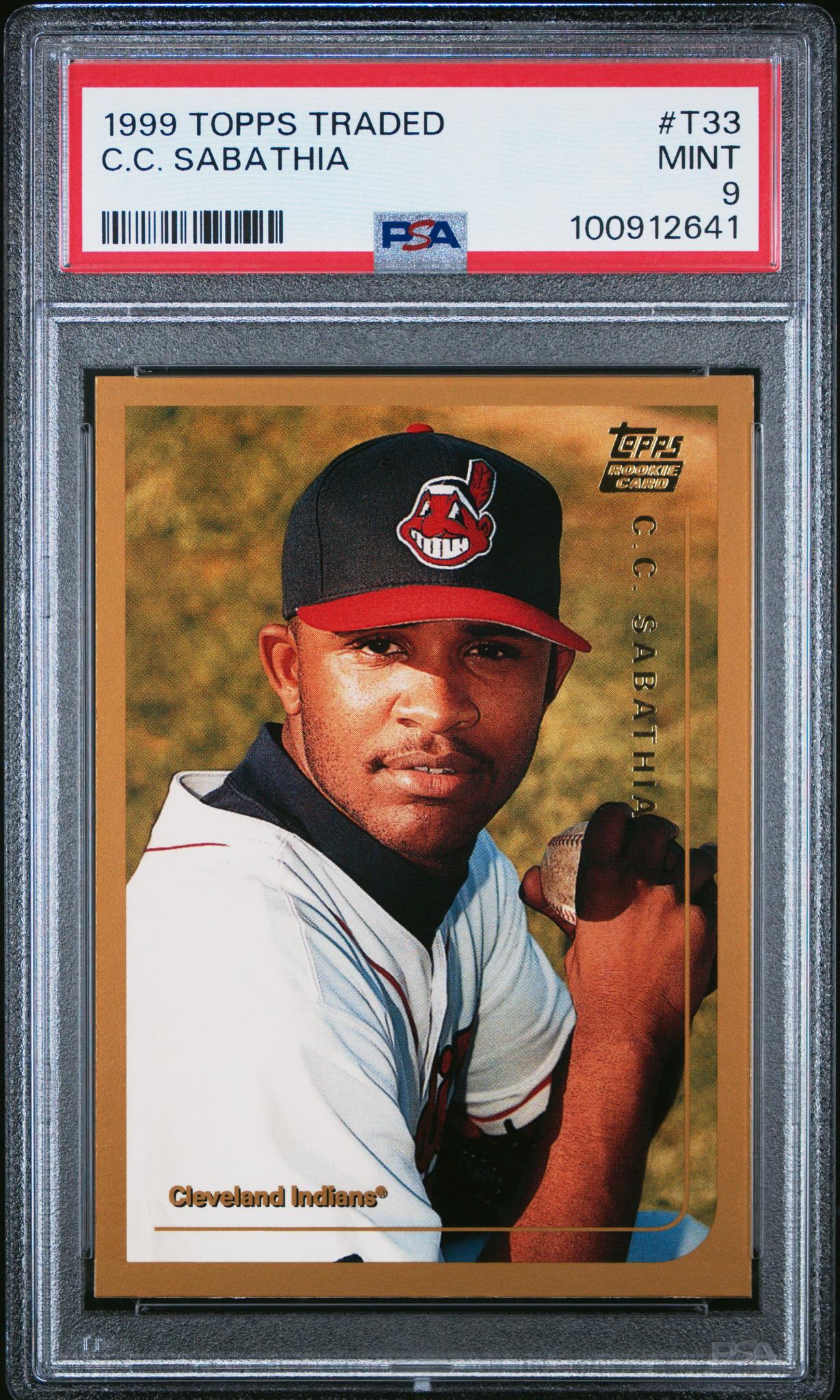 1999 Topps Traded #T33 Cc Sabathia PSA 9