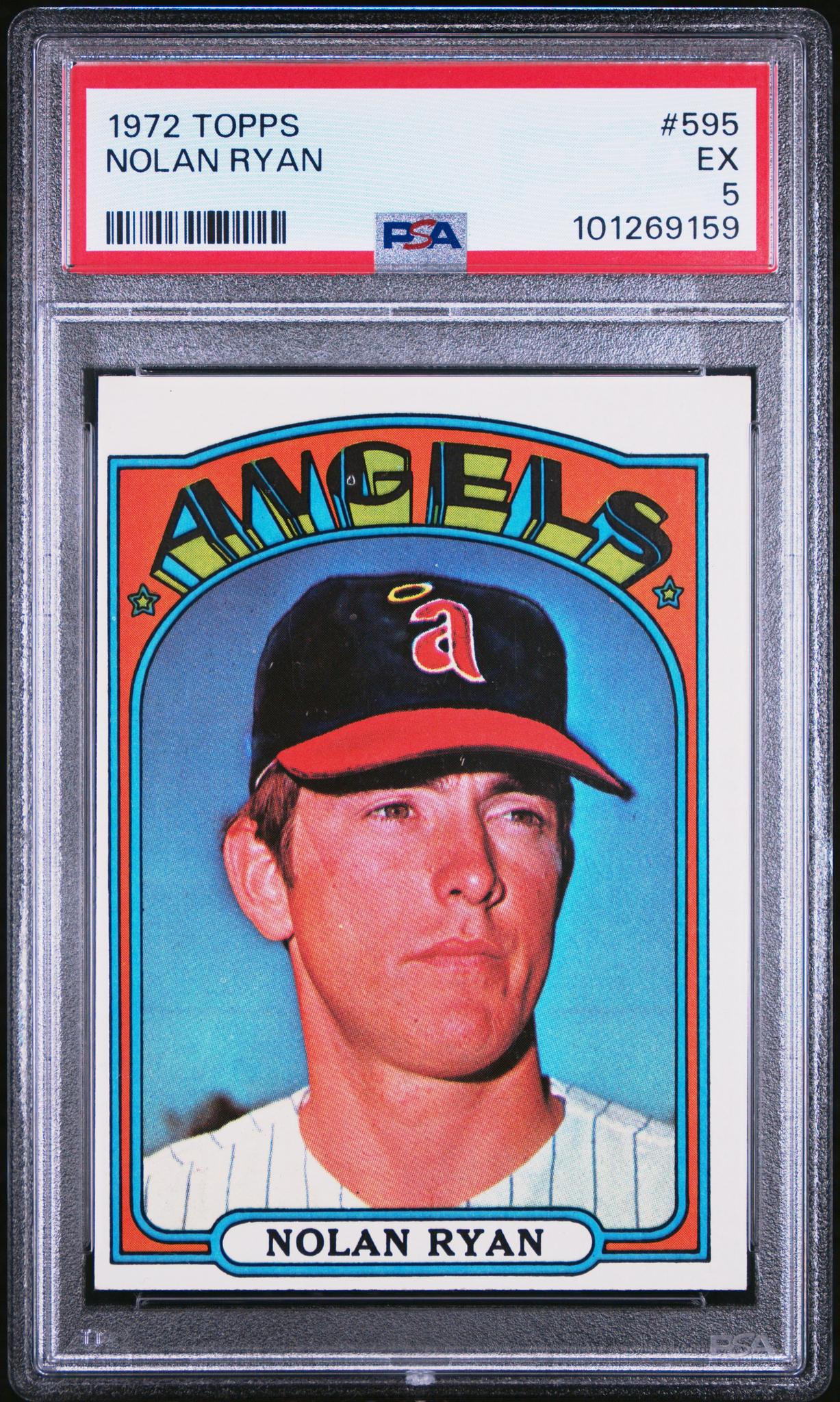 1972 Topps Nolan Ryan #595 PSA 5