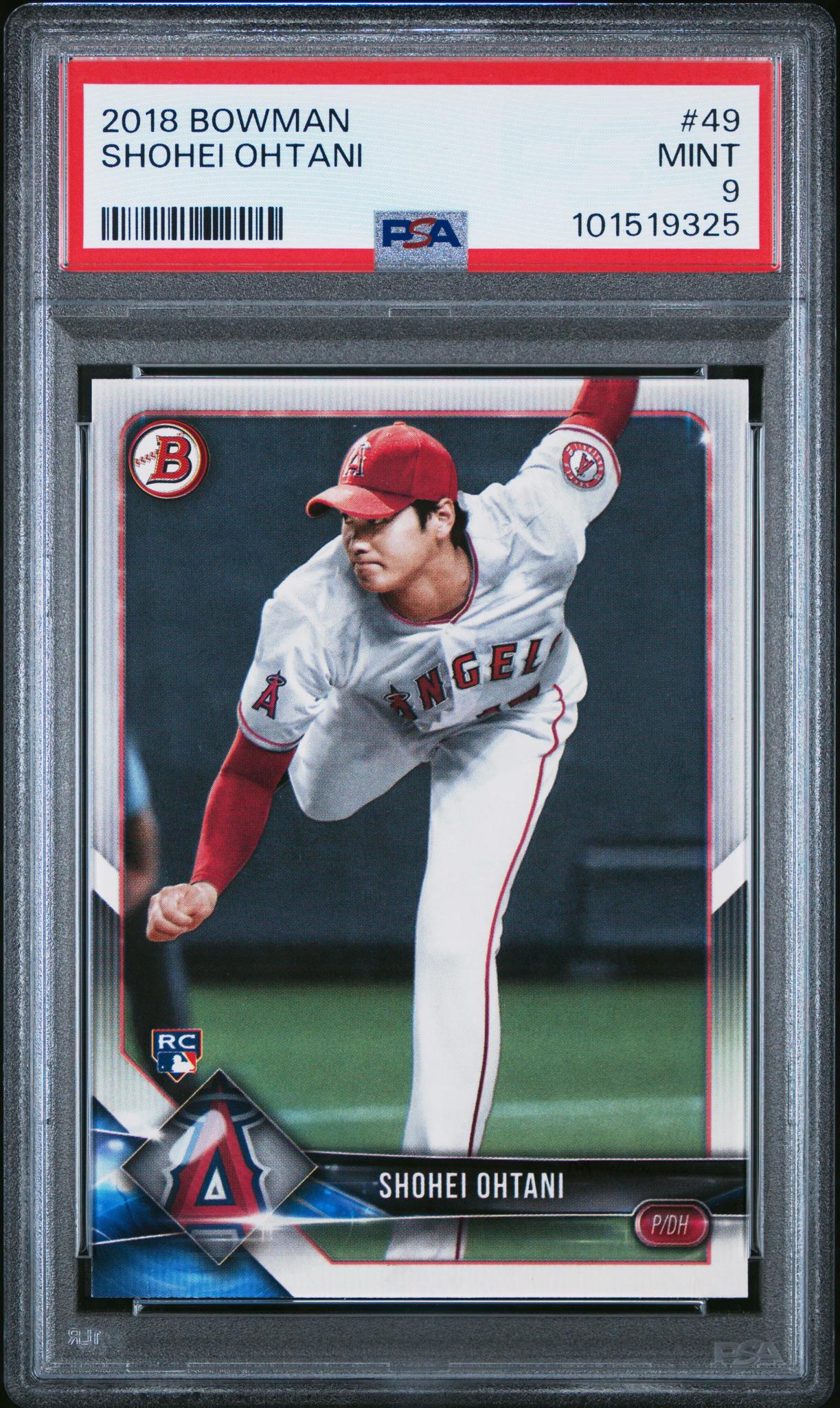 2018 Topps Bowman Shohei Ohtani #49 RC PSA 9