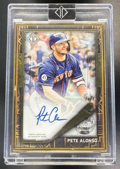 2022 Topps Transcendent Pete Alonso Gold Deco Auto #GDA-PA2 1/1