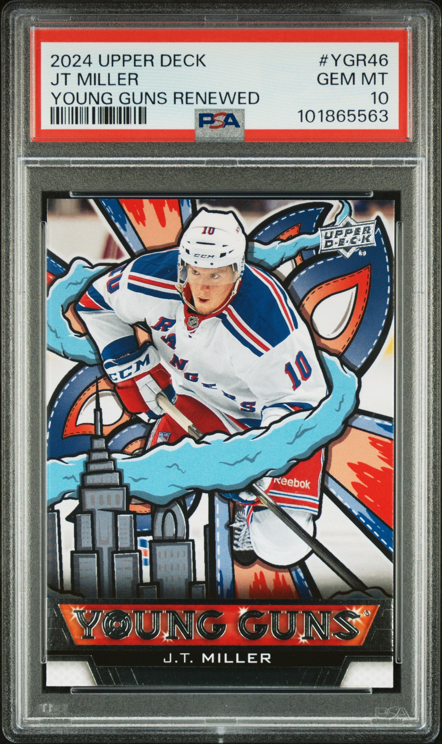 2024 Upper Deck Series 1 Young Guns Renewed JT Miller #YGR46 PSA 10
