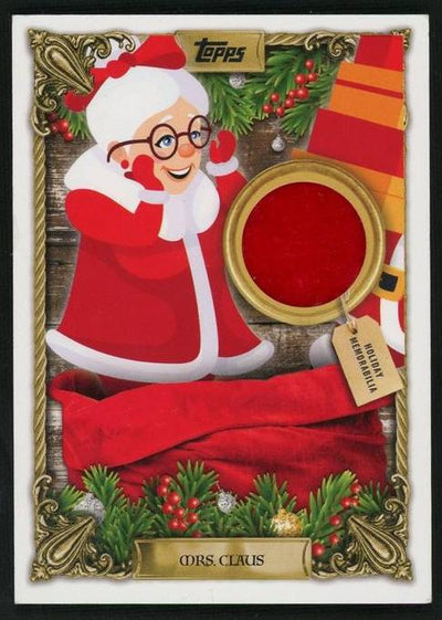 2023 Topps Holiday Mega Mrs. Claus #HFRC-MC Holiday Faux Relic Card