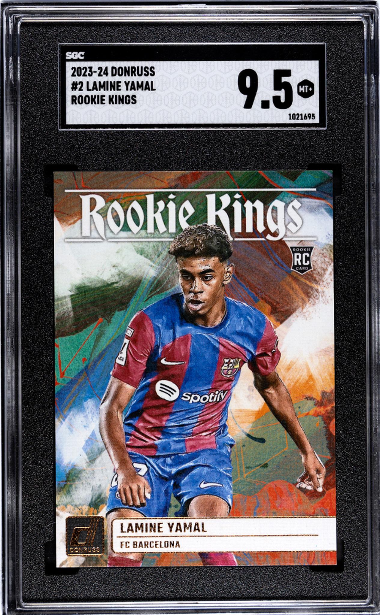 2023 Donruss #2 Lamine Yamal Rookie Kings SGC 9.5