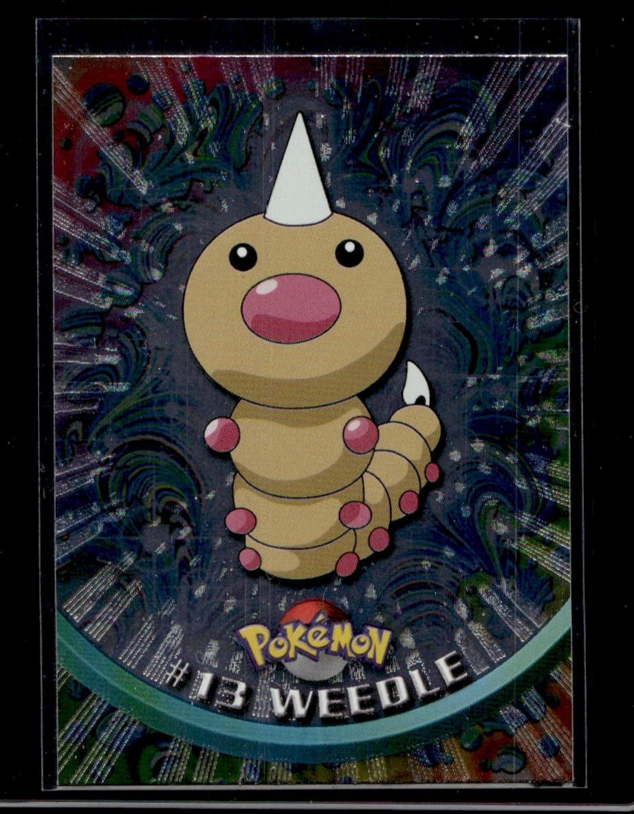 1999 Topps Pokemon TV Animation Edition Weedle #13