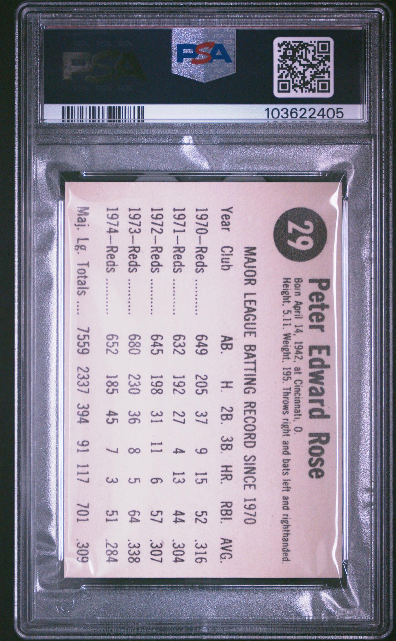 1975 Hostess Pete Rose #29 PSA 8