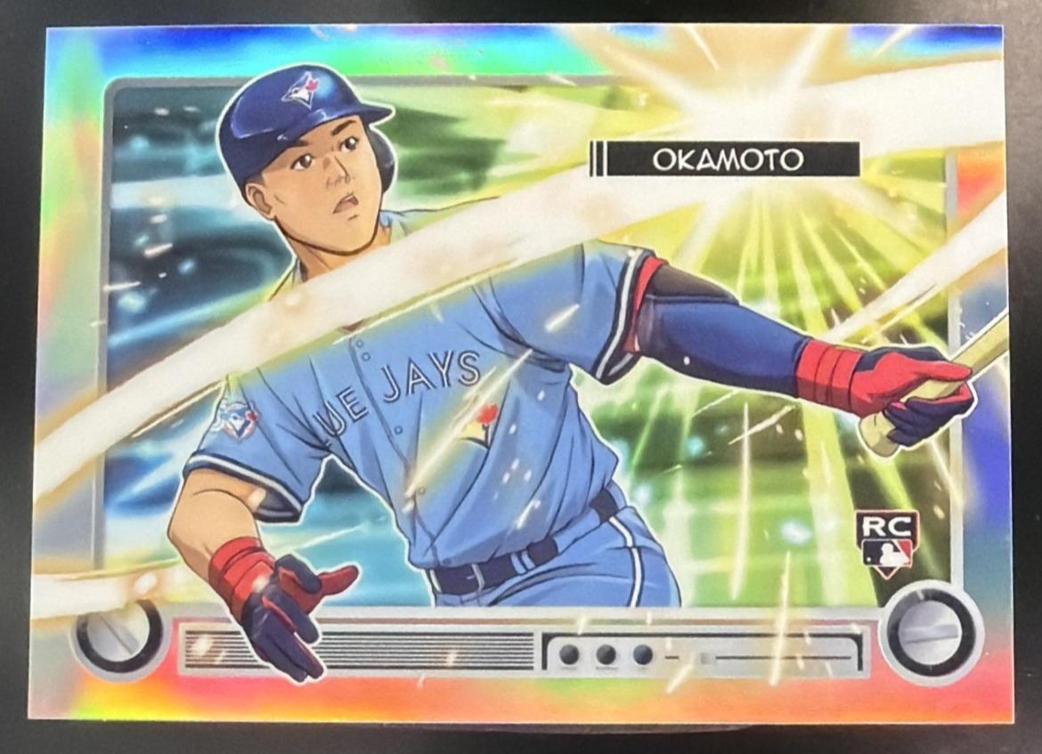 2026 Bowman Kazuma Okamoto #BA-17 Anime RC SSP Blue Jays
