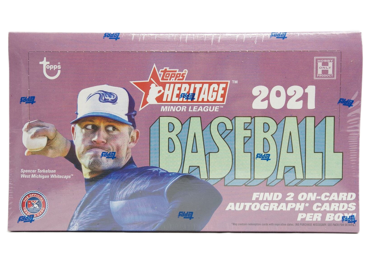 2021 Topps Heritage Minor League Baseball Hobby Box