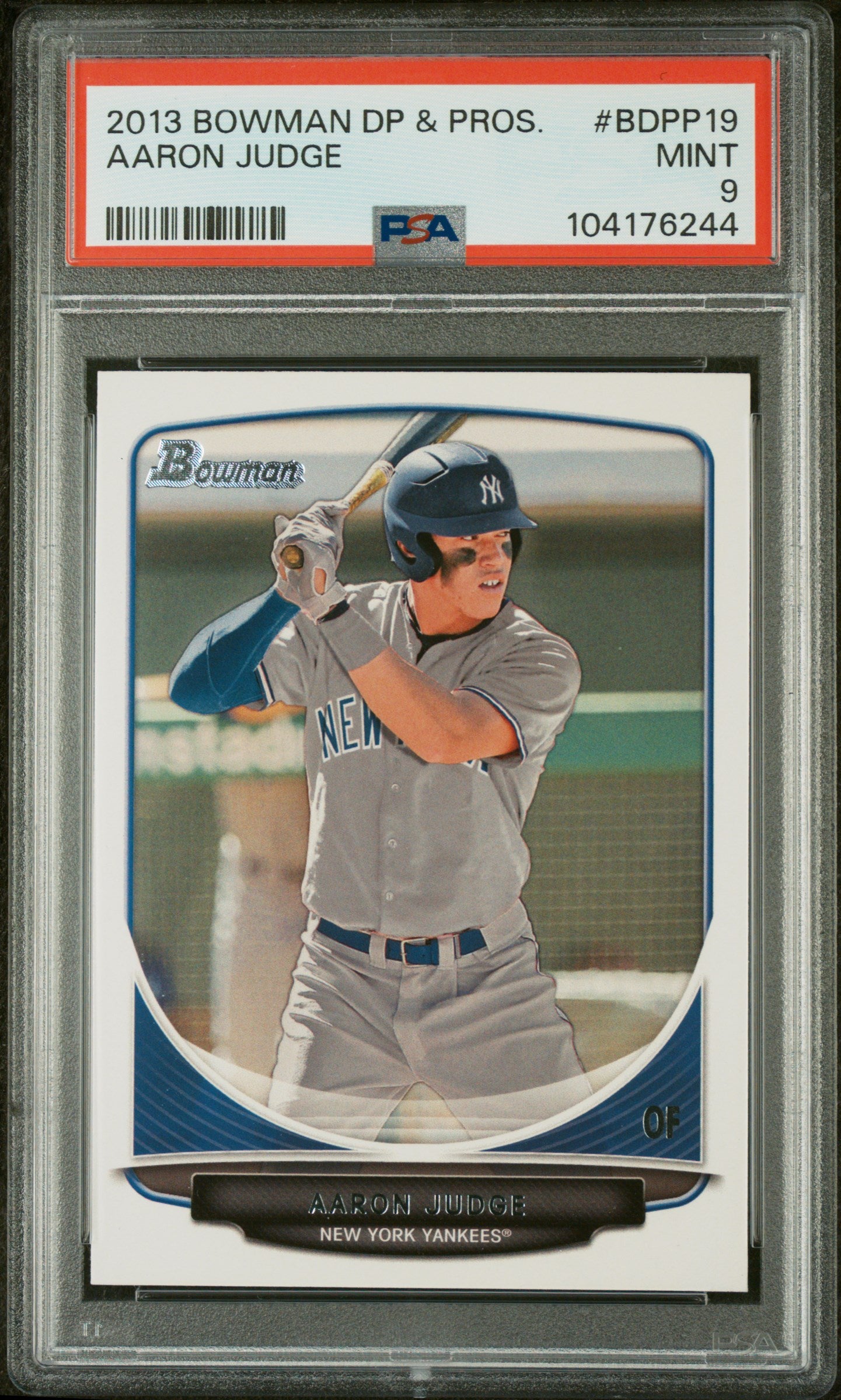 2013 Bowman Draft Picks & Prospects Aaron Judge #BDPP19 PSA 9