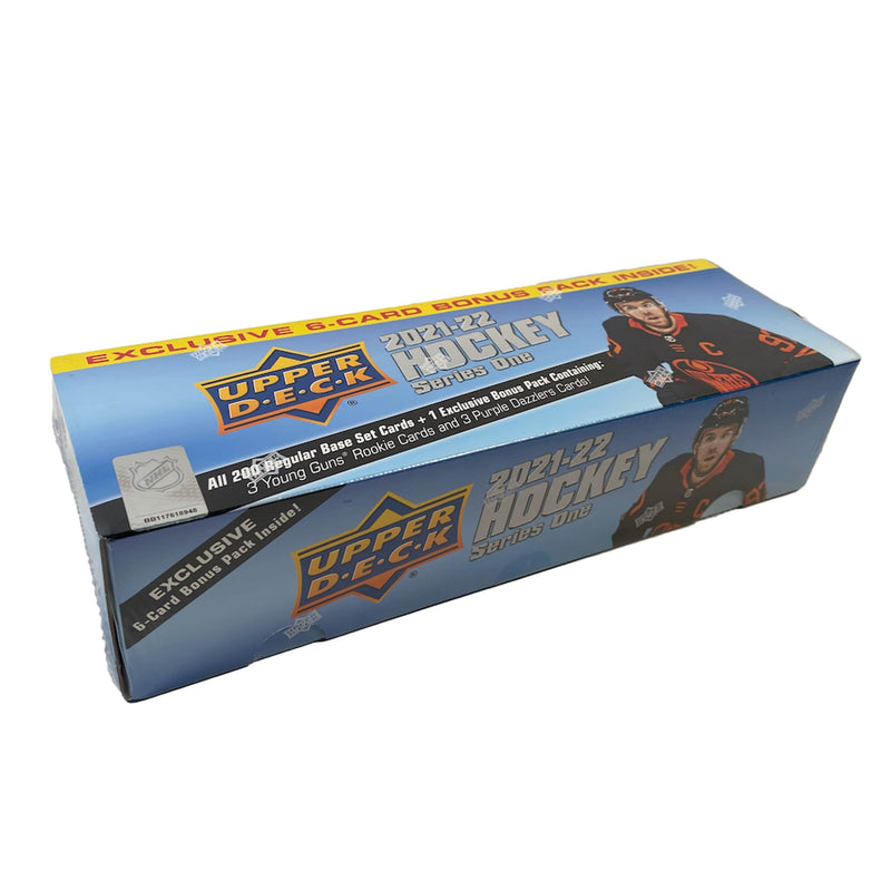 2021-22 Upper Deck Series 1 Hockey Complete Unsigned 200-Card Factory Set with Bonus Pack