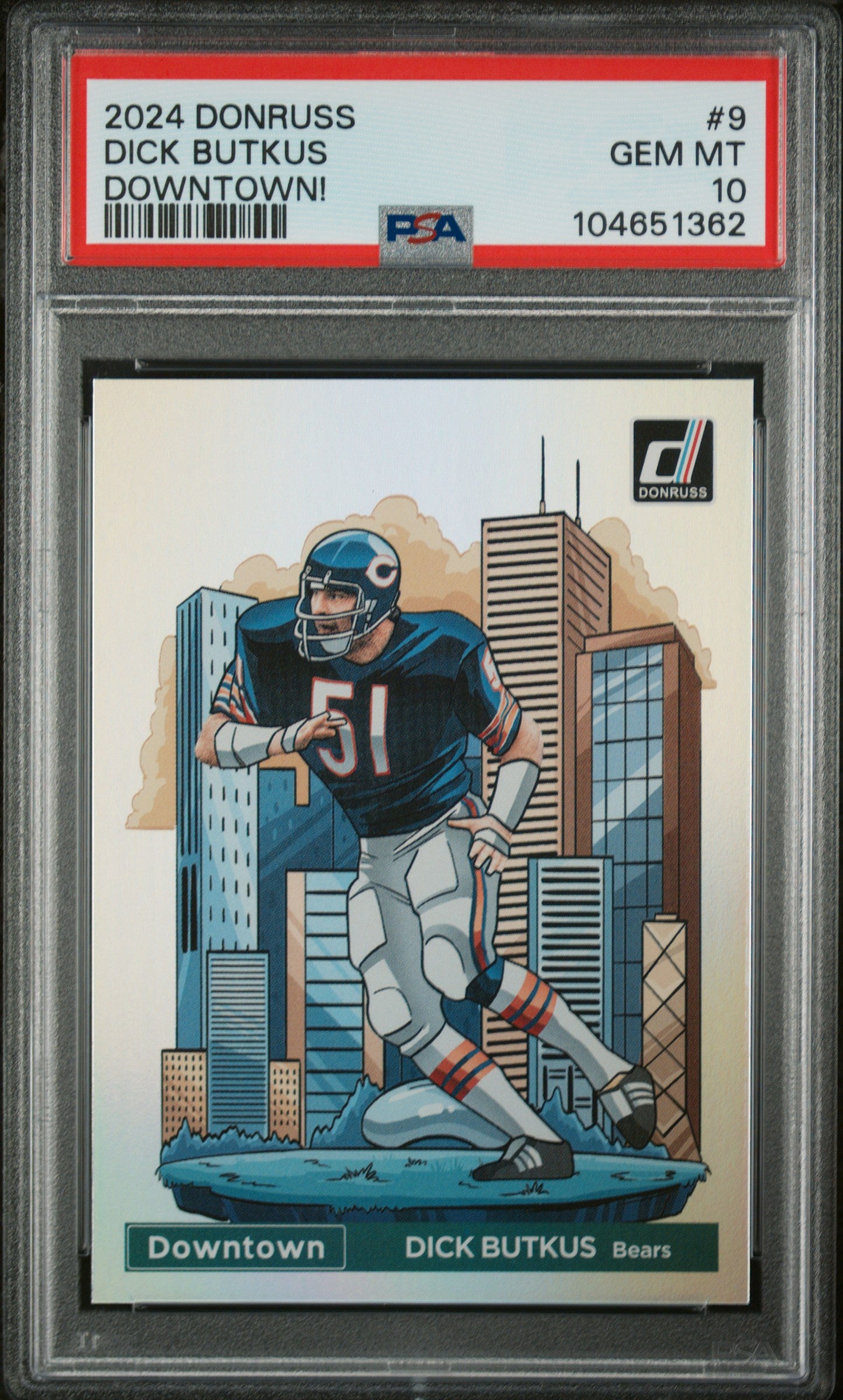 2024 Donruss #9 Dick Butkus Downtown PSA 10