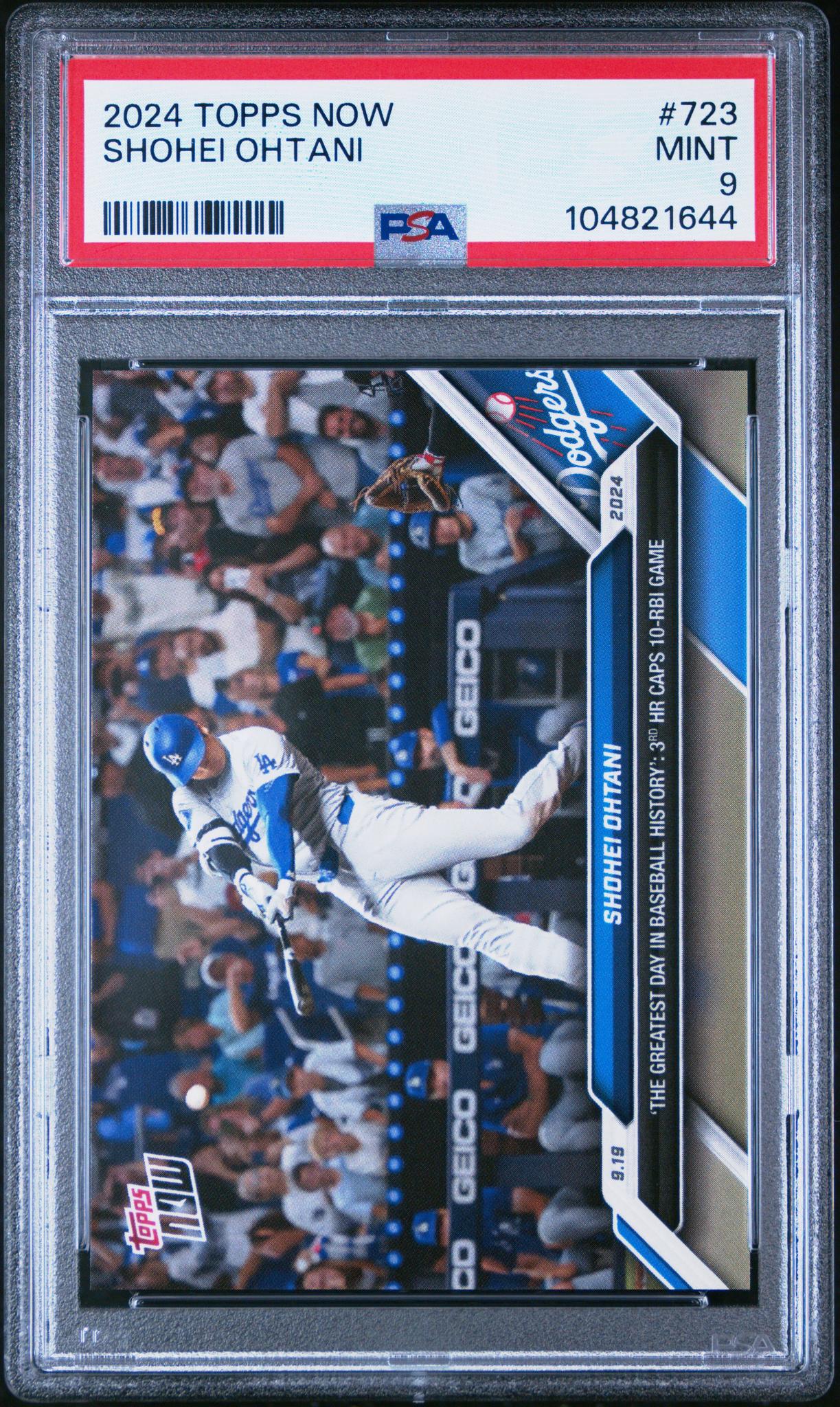 2024 Topps Now Shohei Ohtani #723 /68290 PSA 9