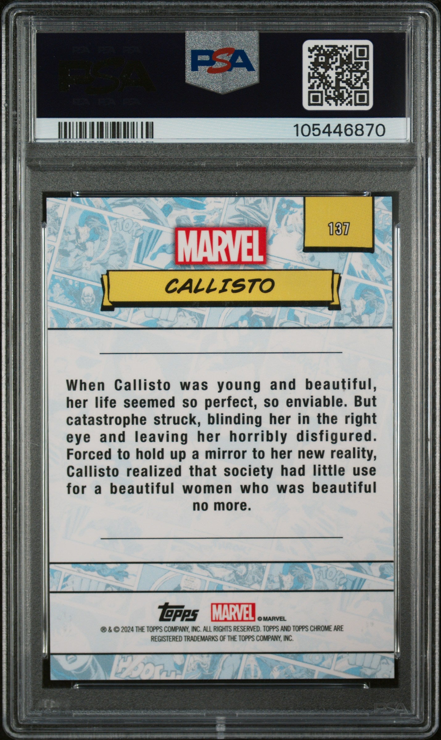 2024 Topps Chrome #137 Callisto /10 PSA 9