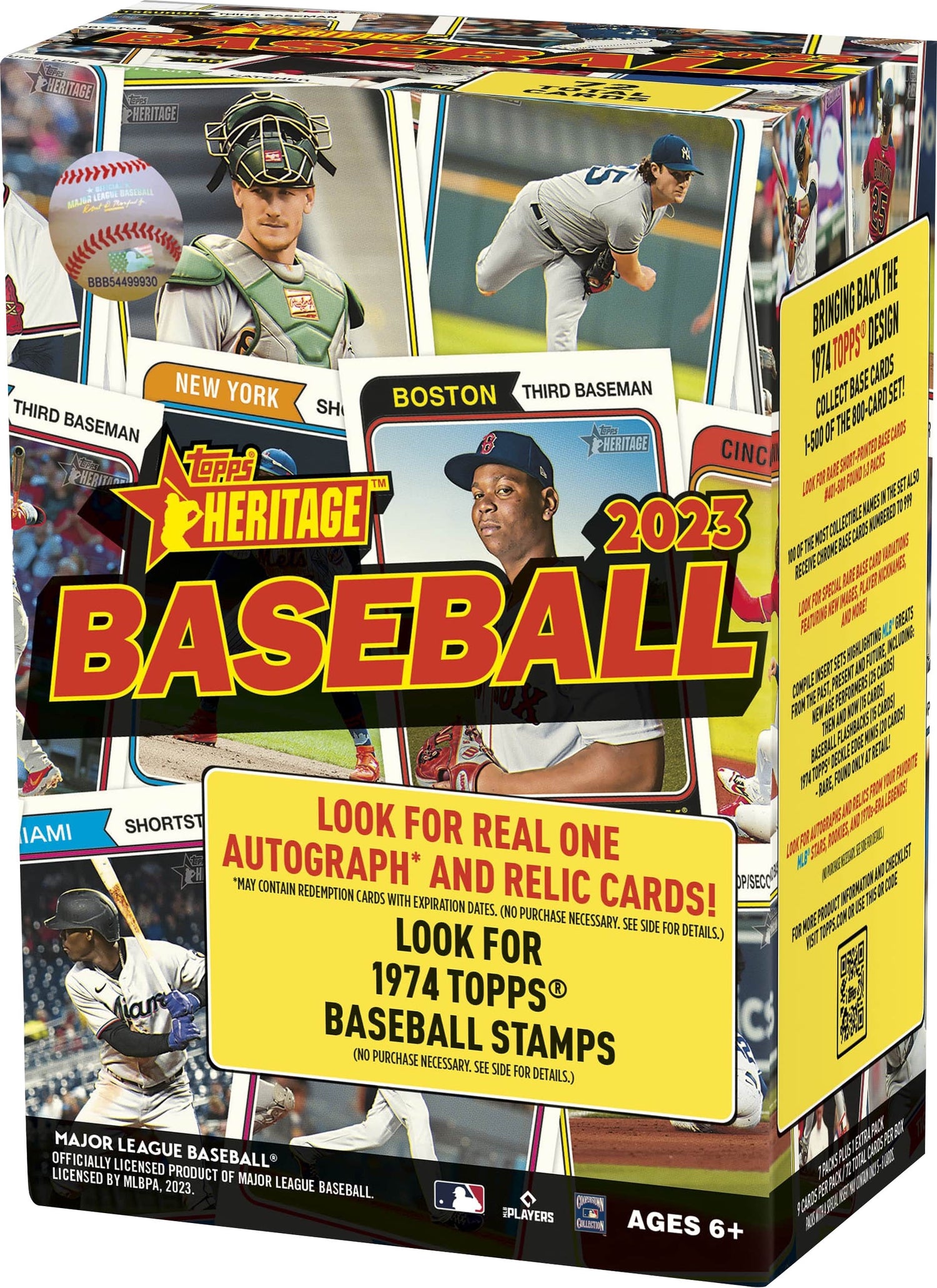 2023 Topps Heritage Baseball Blaster Box