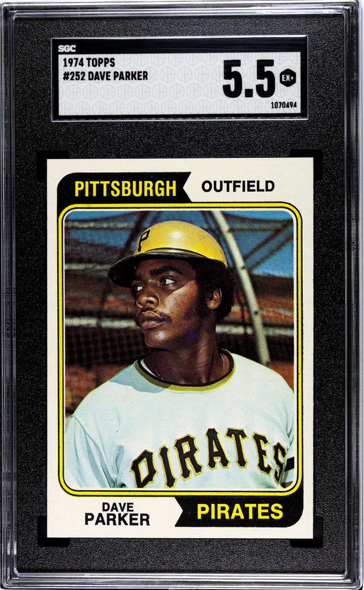 1974 Topps #252 Dave Parker SGC 5.5