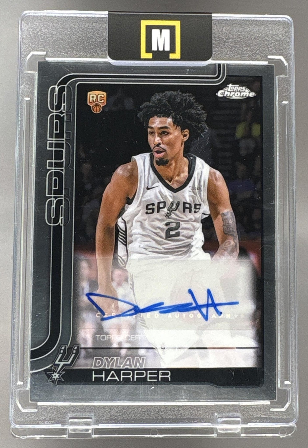2025 Topps Chrome #TCAR-DH Dylan Harper Rookie RC Auto