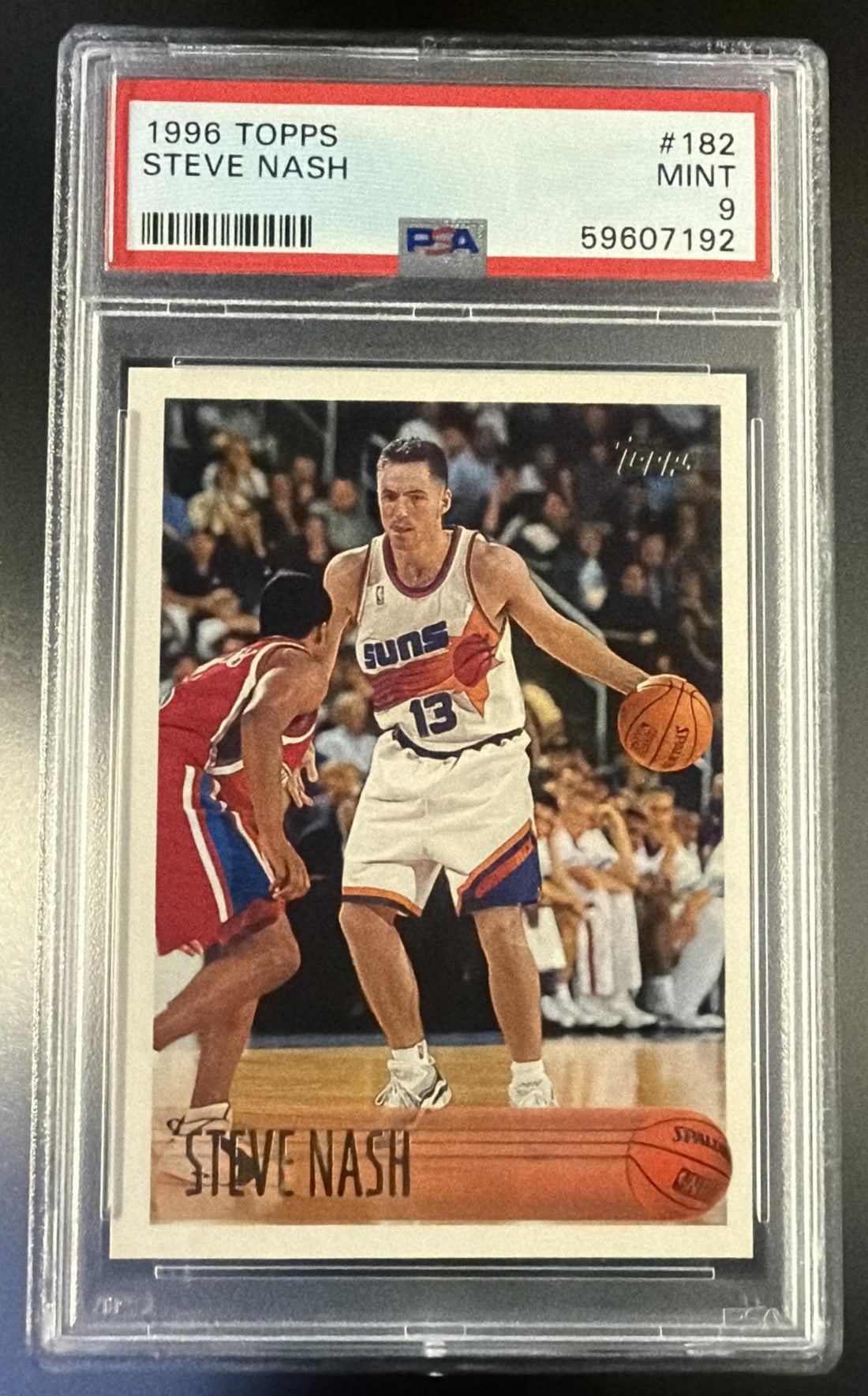 1996 Topps Steve Nash #182 PSA 9