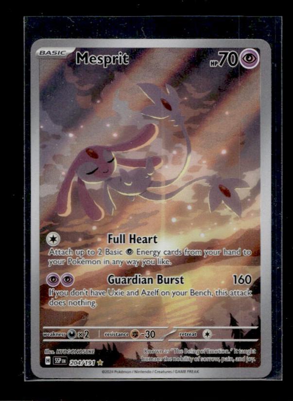 2024 Nintendo Pokémon 204/191 Mesprit