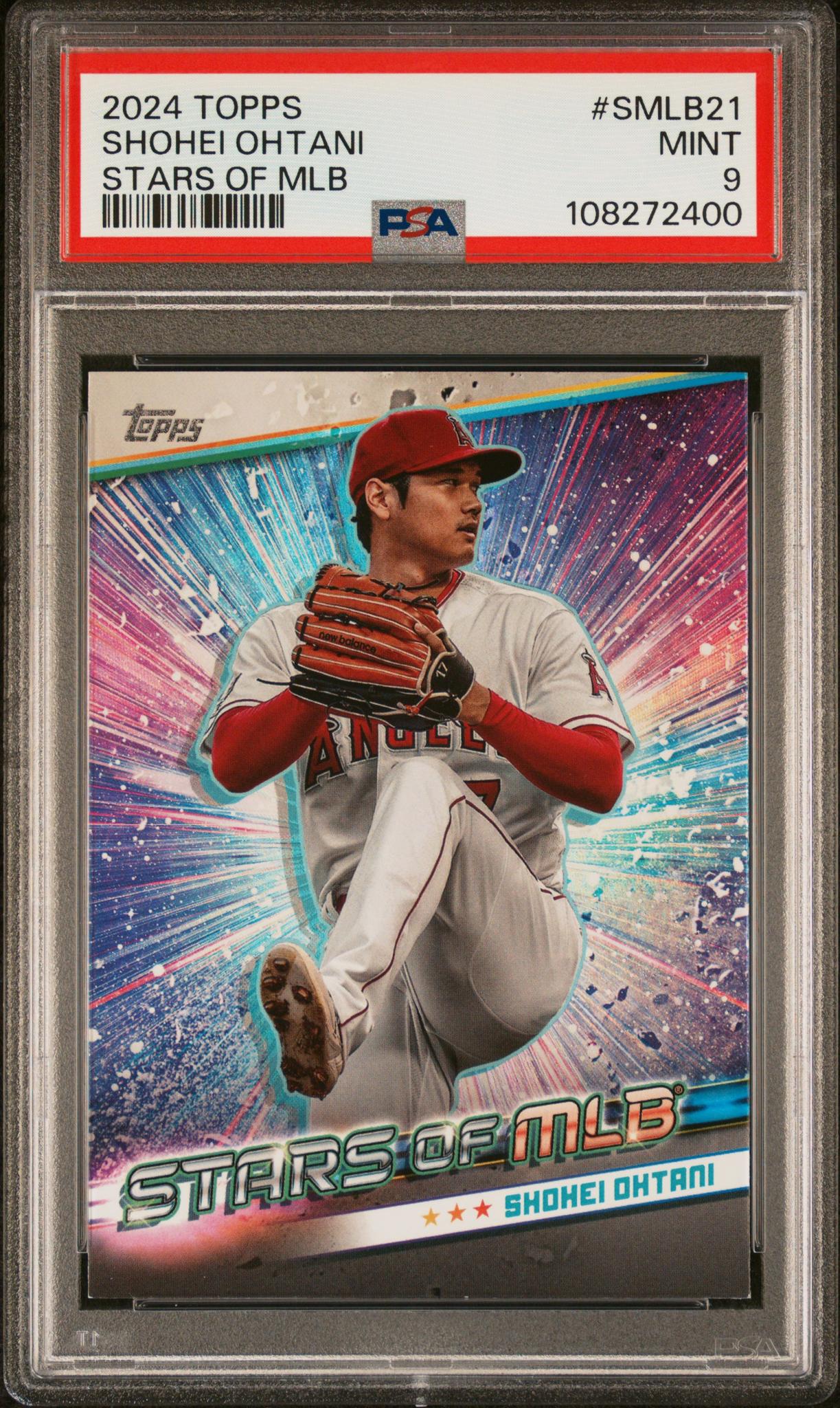 2024 Topps Series 1 Stars of MLB Shohei Ohtani #SMLB-21 PSA 9