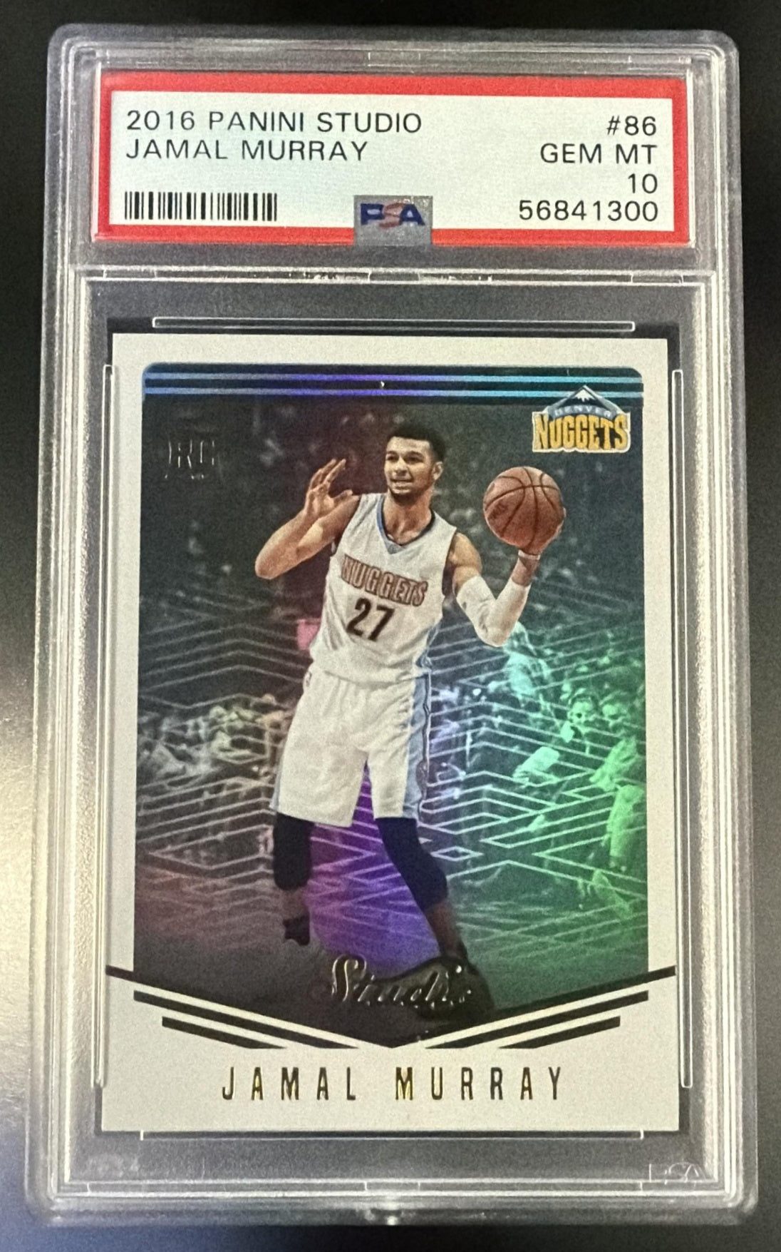 2016 Panini Studio Jamal Murray #86 PSA 10