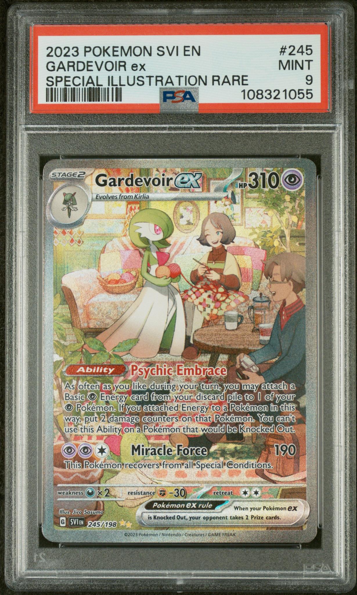 2023 Pokémon Scarlet & Violet Special Illustration Rare Gardevoir #245/198 PSA 9