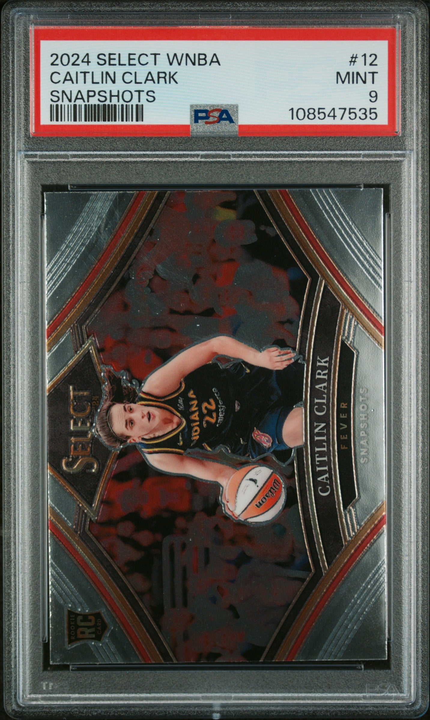 2024 Select WNBA Caitlin Clark #72 PSA 10 RC