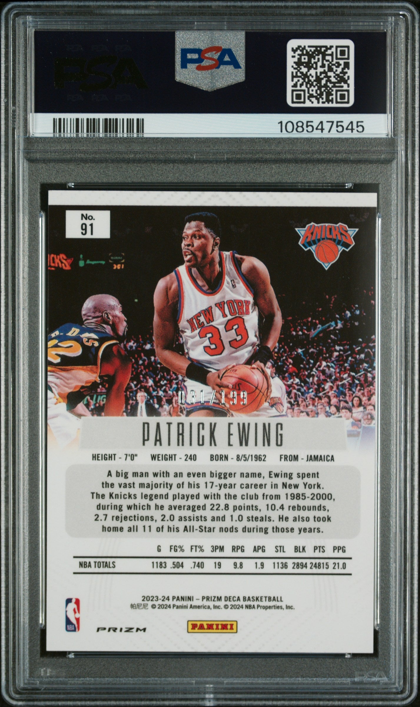 2021 Panini Mosaic #154 Leonard Williams Green Swirl Mosaic /11 PSA 10