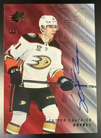 2024-25 SPx Cutter Gauthier #148 Red Auto /25