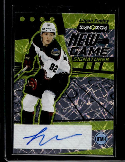 2024-25 Upper Deck Synergy Logan Cooley New Game Signatures Auto #NGS-13