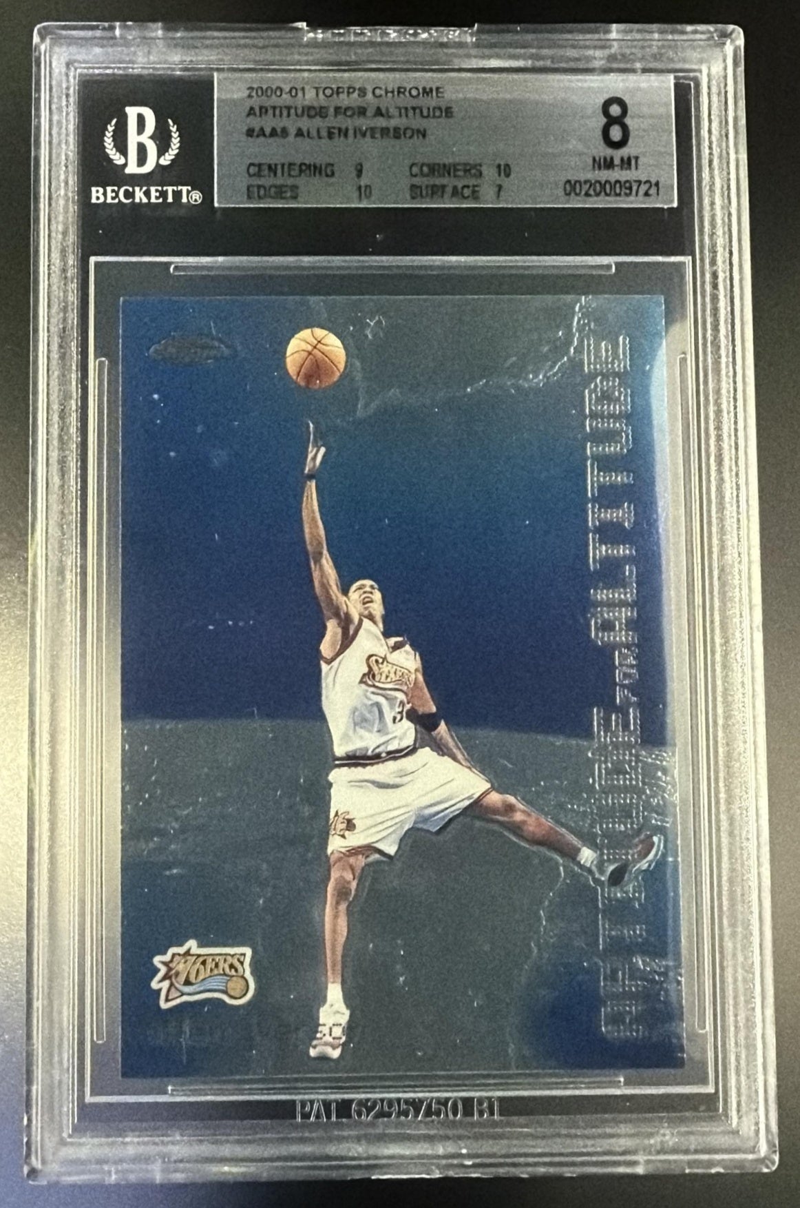2000-01 Topps Chrome AA5 Allen Iverson