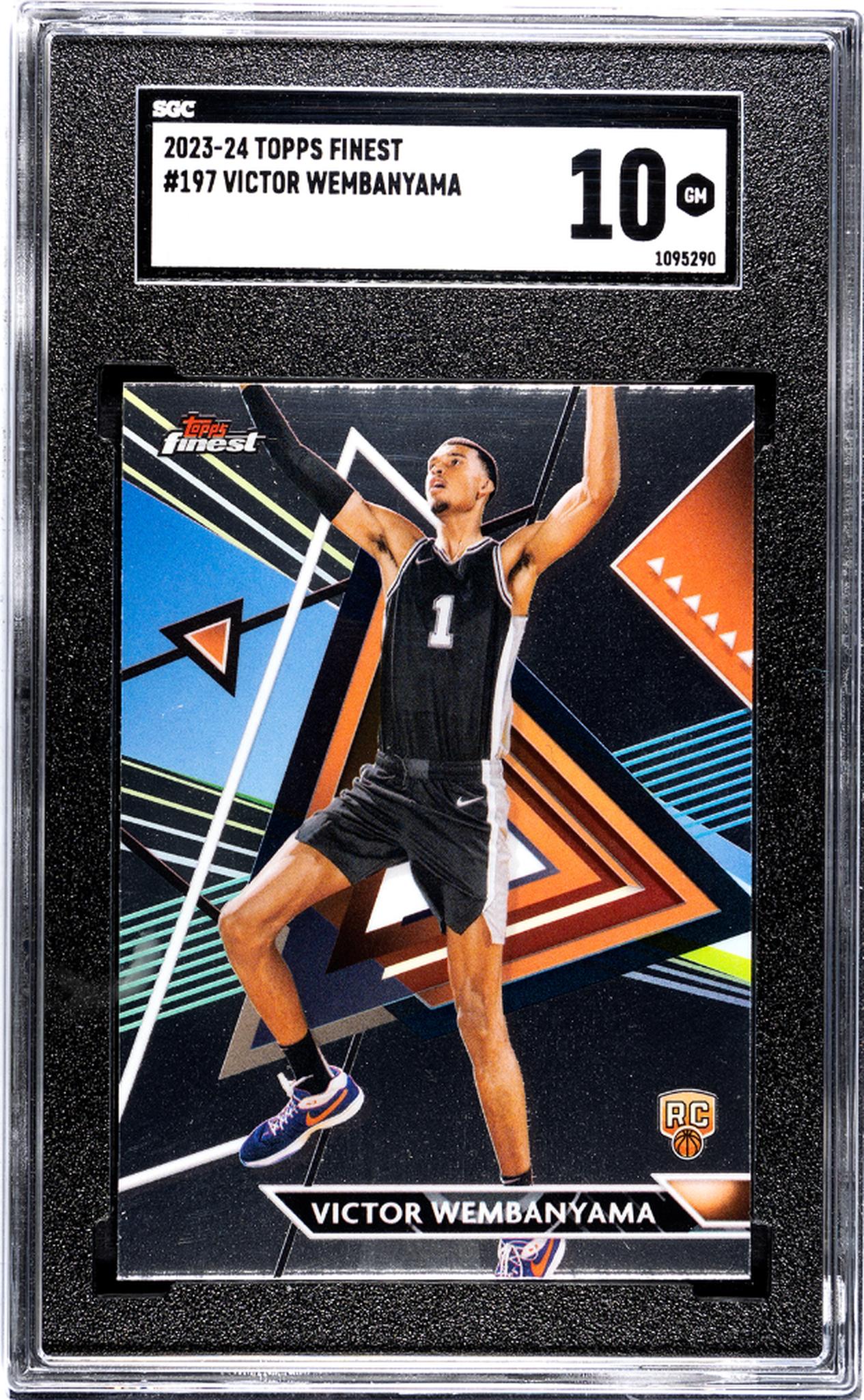 2023-24 Topps Finest #197 Victor Wembanyama SGC 10