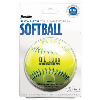 Franklin Sports Slow Pitch Tournament Softball - Blister Pack
