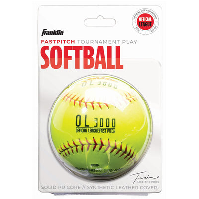 Franklin Sports Official League Tournament Softballs - Blister Pack