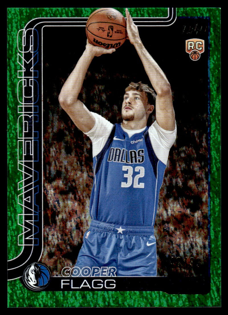 2025 Topps Flagship 201 Cooper Flagg Rookie Dallas Mavericks