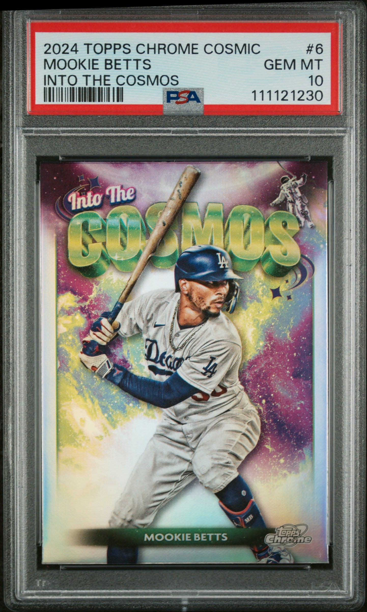 2024 Topps Chrome Cosmic Mookie Betts #6 PSA 10