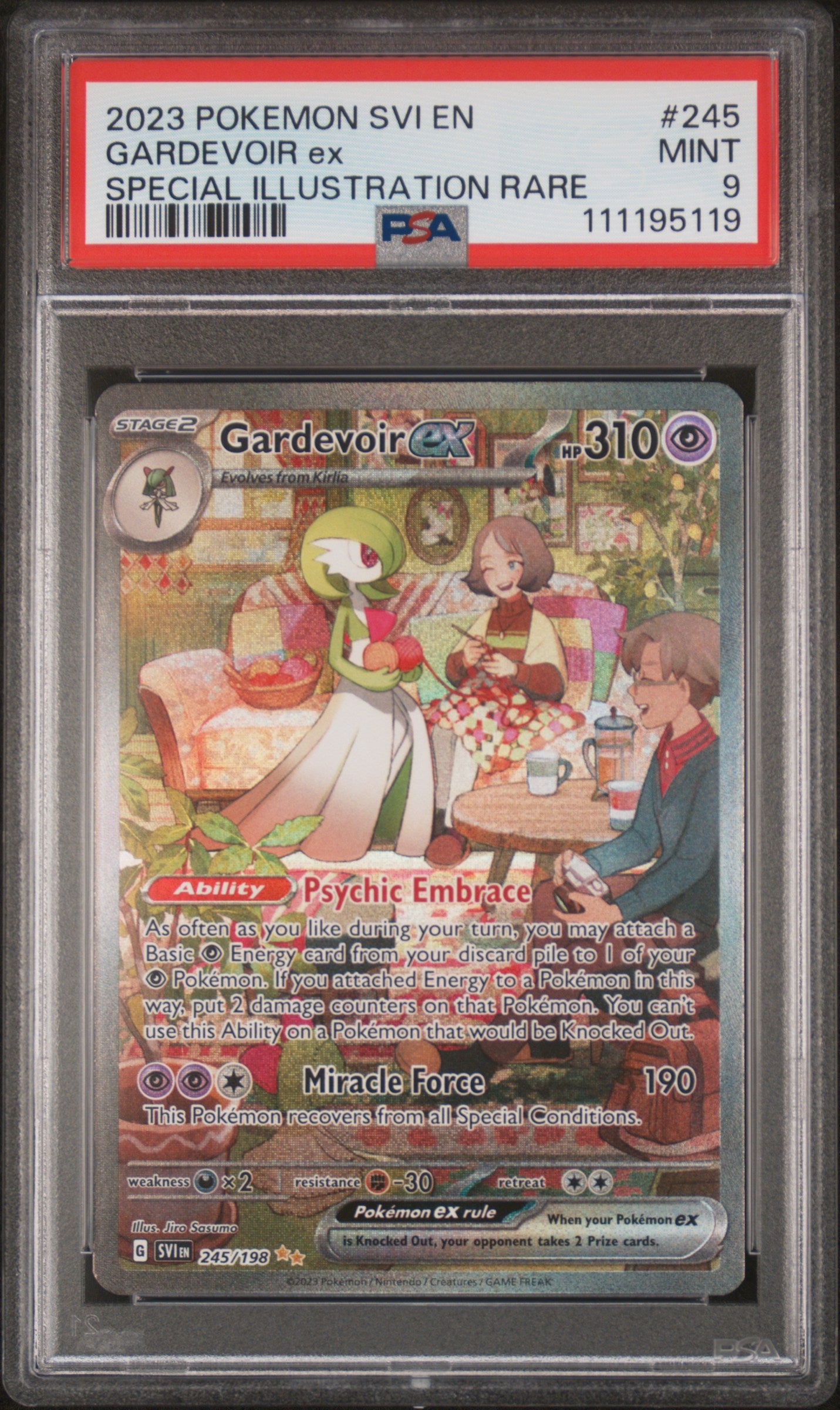 2023 Pokémon SV Ir Gardevoir Special Illustration Rare #245 PSA 9