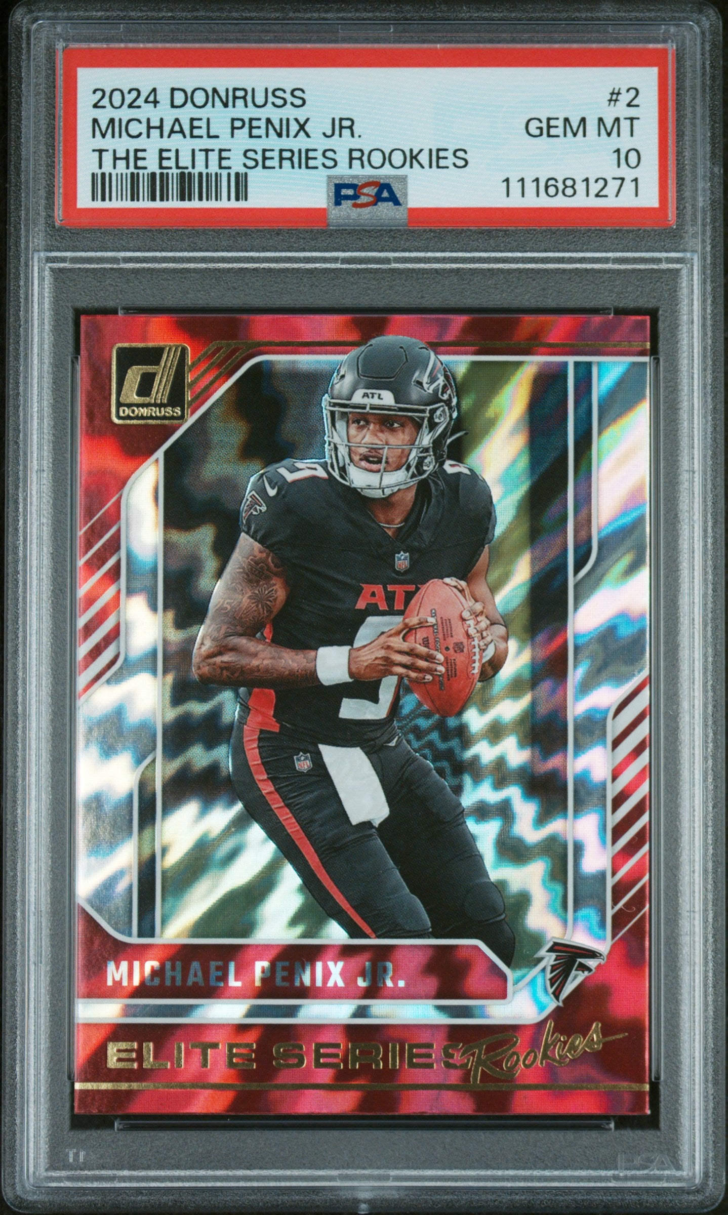 2024 Elite Series #2 Michael Penix Jr. the Rookies PSA 10